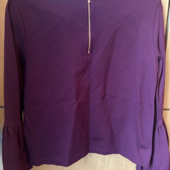 Pre-Loved Ted Baker Lolar Bell Sleeved Top - Size 8/10 - Picture 5 of 7